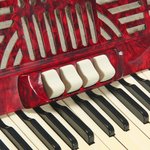 Paolo Soprani RED 41 120 Piano Accordion *USED* (SKU: 32014) 32014