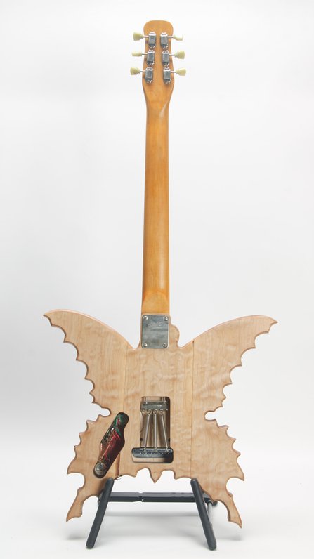 RC Kelly Cream Butterfly Electric Guitar (Art) #2