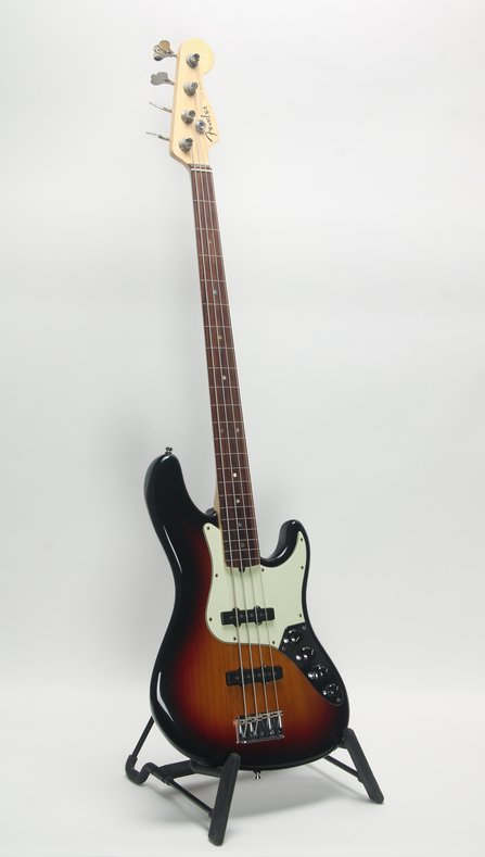 Fender American Deluxe Jazz Bass Fretless Sunburst (2008) #3