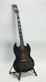 Gibson SG Supreme Trans Black (2024) (SKU: 28437) 28437