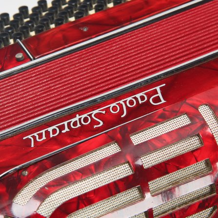 Paolo Soprani RED 41 120 Piano Accordion *USED* #3