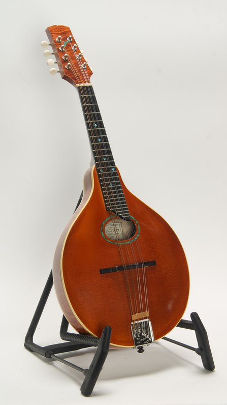 Old Wave Bill Bussmann Quilt Oval A Style Mandolin #3