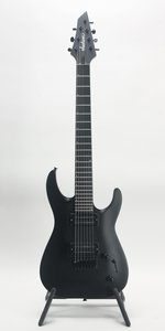 Jackson JS22-7 Dinky Satin Black w. Duncans (2024)