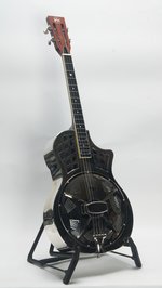 Republic Highway 49 Resonator Tenor Polished Nickel *Used* (SKU: 31969) 31969