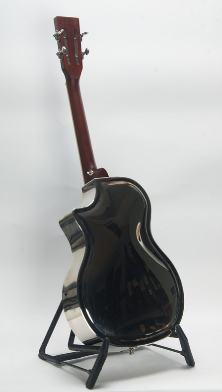 Republic Highway 49 Resonator Tenor Polished Nickel *Used* #4