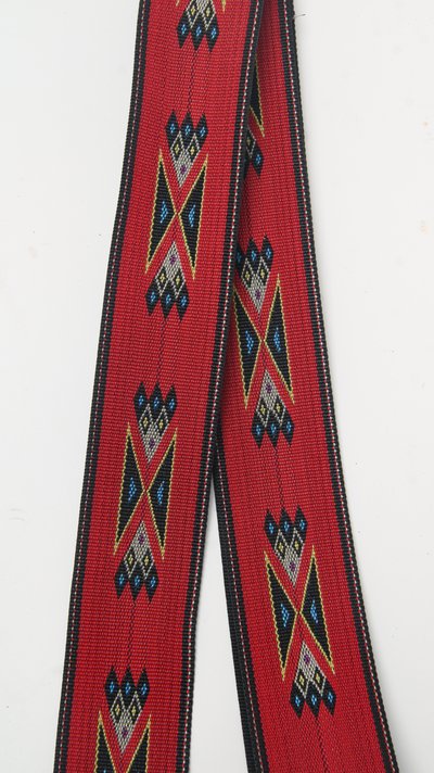 Levy's Woven Southwest Guitar Strap Red Arrow 30868