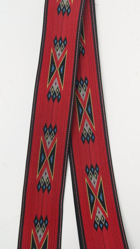 Levy's Woven Southwest Guitar Strap Red Arrow #1