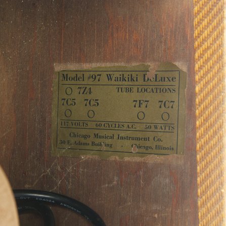 CMI Model #97 Waikiki Deluxe (Valco) (c.1950's) #5