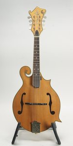 Unmarked F Style Mandolin Blonde