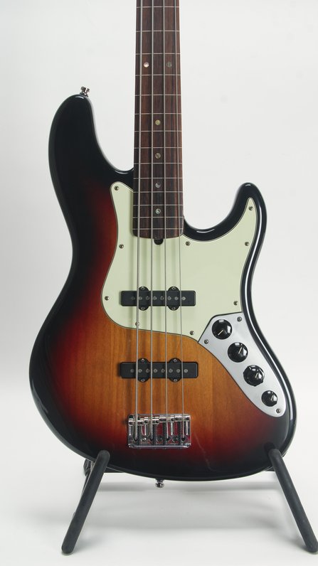 Fender American Deluxe Jazz Bass Fretless Sunburst (2008) #6