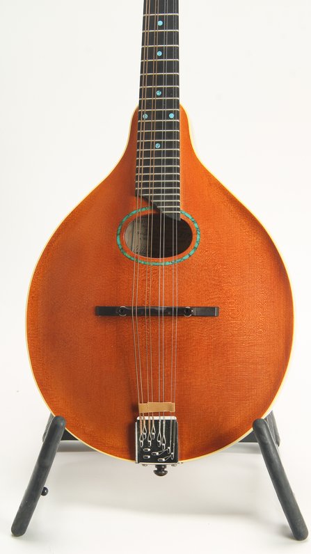 Old Wave Bill Bussmann Quilt Oval A Style Mandolin #6