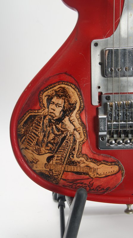 RC Kelly Jimi Hendrix “Little Wing” Custom Solid Body Electric Guitar (Art) #7