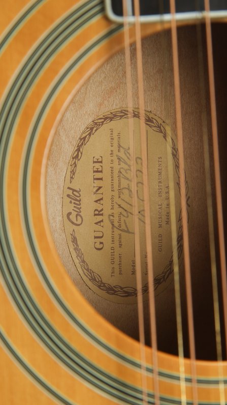 Guild F-412 Blonde 12 String 1974 #7