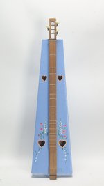 Hand Painted Cardboard Floral Mountain Dulcimer (SKU: 32683) 32683