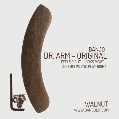 Dr. Arm Banjo Original Walnut 23228
