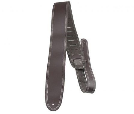 Perri's Leathers 2.5" Double Stitched Leather Guitar Strap #2