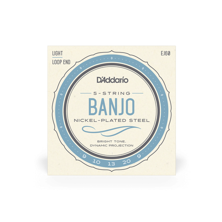 D'Addario EJ60 - 5-String Banjo, Light Gauge #1