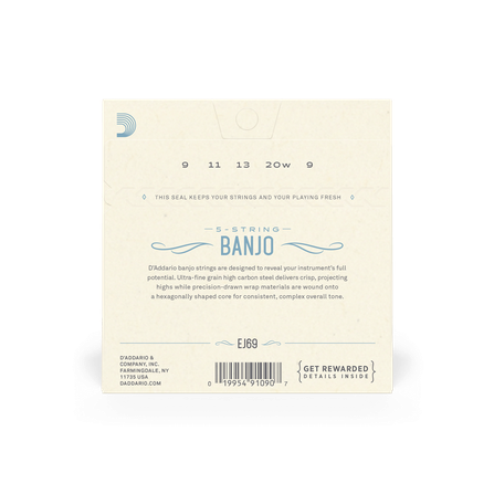 D'Addario EJ69 - 5-String Banjo #2