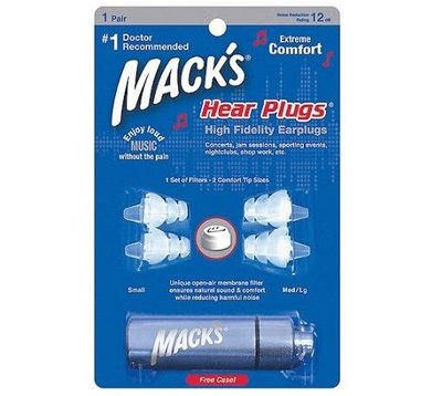 Mack's Hear Plugs (-12db) 26223