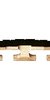 Golden Gate GB-5  5/8" Compensated Bridge for 5-string (SKU: QBGB-5) QBGB-5