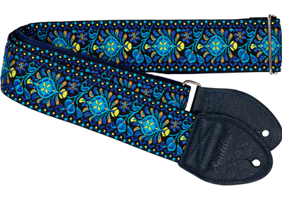 Souldier Guitar Strap Hendrix Peacock Blue 31061