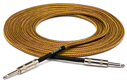 Hosa Tweed Guitar Cable 18' (Straight Ends) #1