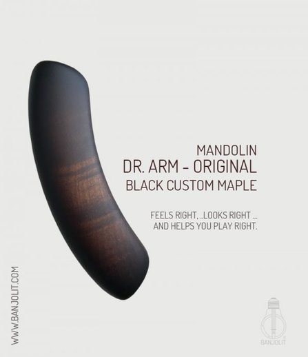 Dr. Arm Mandolin Black Maple #1