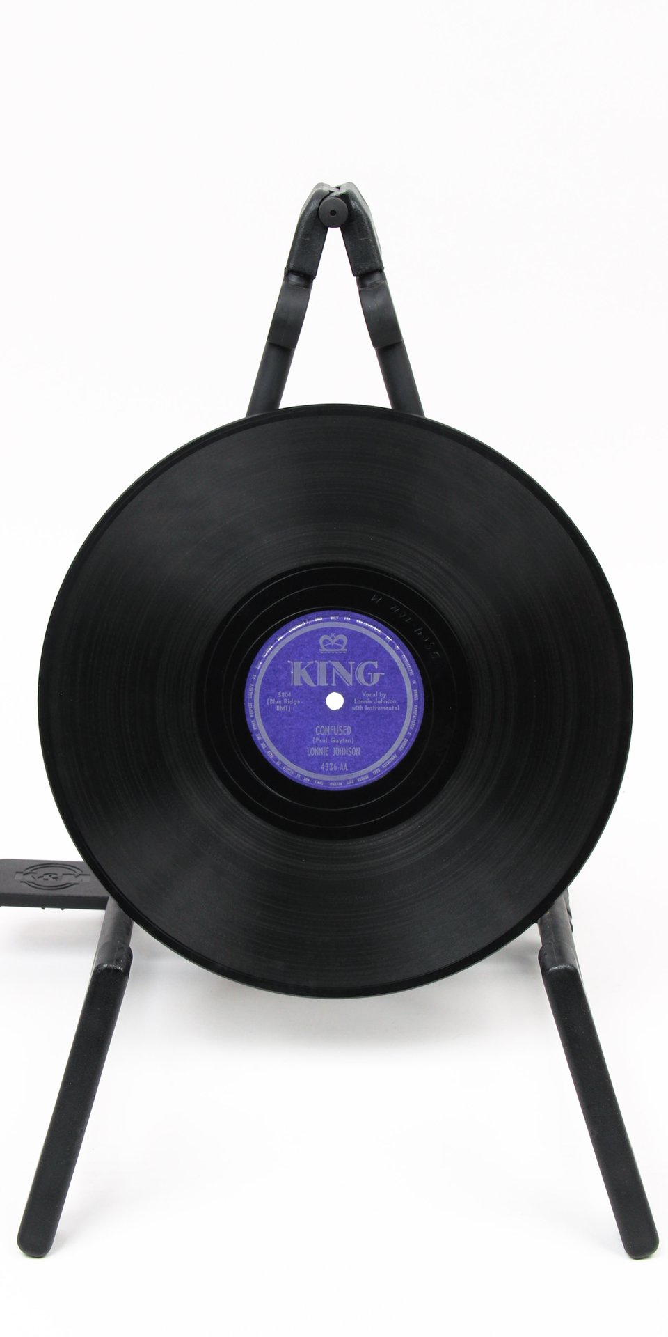 c. 1920s Lonnie Johnson/King Records Performs:  Confused & Blues Stay Away From Me — view 1 of 2