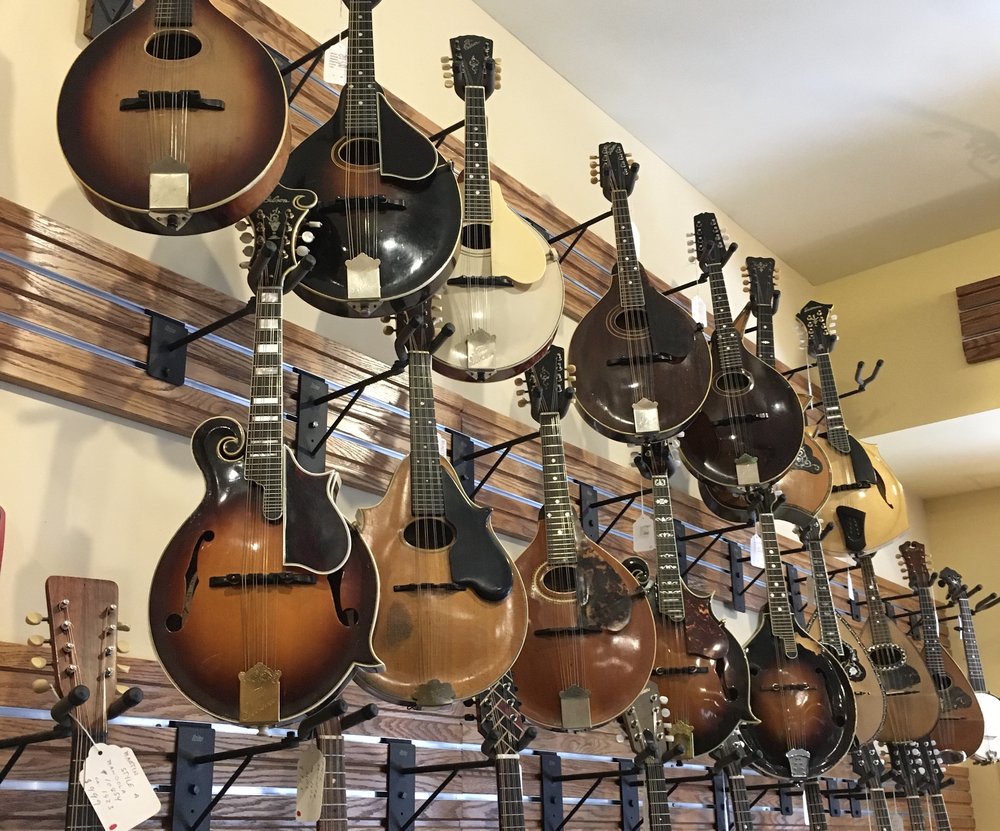 The mandolin wall is looking so sexy I thought I would share this.