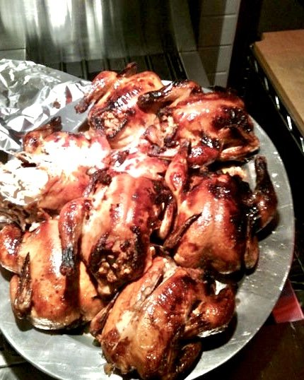 Then there was the year that Julie decided to make a small rock Cornish hen for everyone alo...