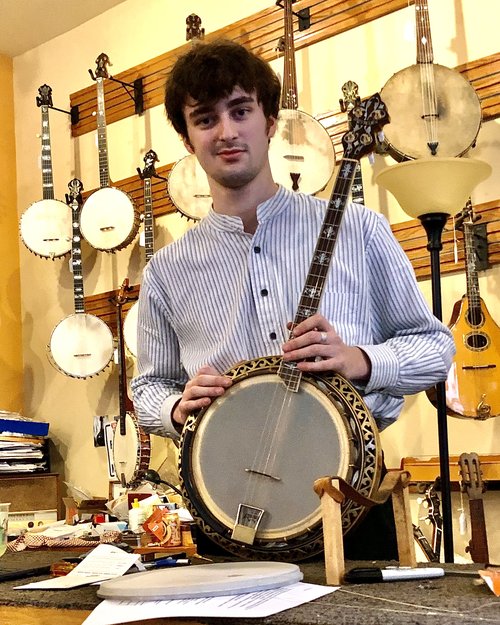 In a conversation on Saturday, we found out that Gavin Rice won the teenage Irish Banjo contest f...