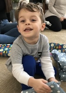 Our youngest grandson Rocco John had his third birthday yesterday and it was a fine turnout despi...