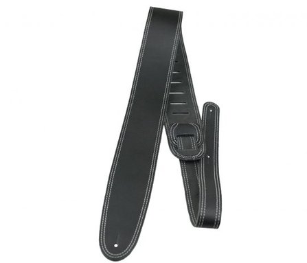 Perri's Leathers 2.5" Double Stitched Leather Guitar Strap #1